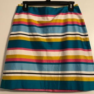 Striped mini skirt